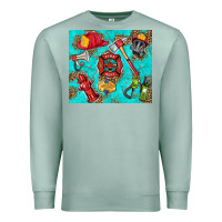 Seafoam firefighter elementary Premium Sweatshirt - HRA Design Shop