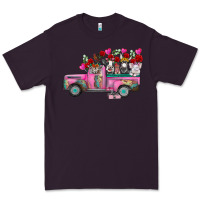 Plum farm animals valentine truck Premium Tee - RacoonDesign