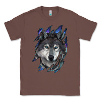 Chestnut Wolf scratch mark Classic Tee - RanaPortraitStore