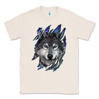 Natural Wolf scratch mark Classic Tee - RanaPortraitStore