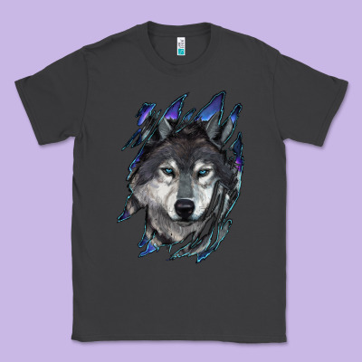 Classic Tee Wolf scratch mark