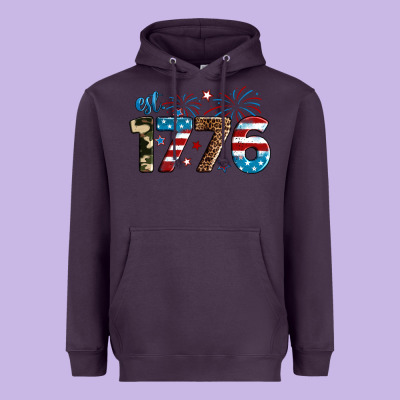 Est. 1776 Heavyweight Hoodie Designed By Neo Western