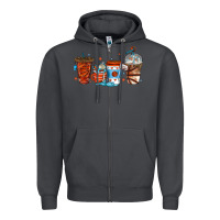 Smoke basketball coffee cups Zipper Hoodie - texasbilliewilder