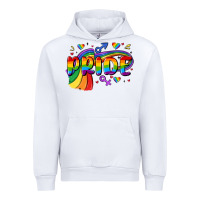 White pride Urban Hoodie - MaliasSmallBusiness
