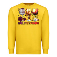 Lemon hallothanksmas halloween thanksgiving  christmas wine Premium Sweatshirt - FaDigitalArtStudio