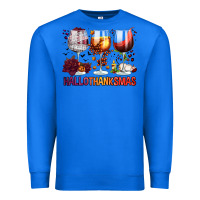 True Royal hallothanksmas halloween thanksgiving  christmas wine Premium Sweatshirt - FaDigitalArtStudio
