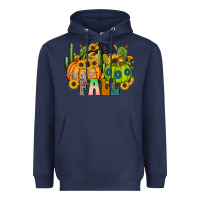Navy hello fall Heavyweight Hoodie - CowhideDigitalArt