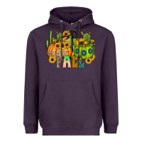 Plum hello fall Heavyweight Hoodie - CowhideDigitalArt