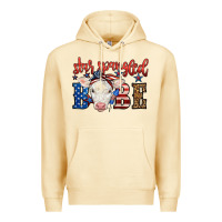 Pina Colada Western Star Spangled Baby Cow Premium Hoodie - LillyAllenDesigns