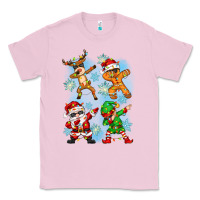 Bubblegum Pink dabbing christmas Classic Tee - Zillion Design Studio