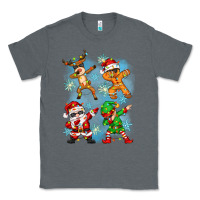 Charcoal Heather dabbing christmas Classic Tee - Zillion Design Studio