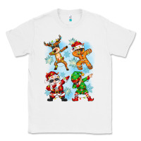 White dabbing christmas Classic Tee - Zillion Design Studio