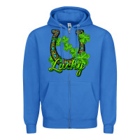 True Royal Lucky shamrock horseshoe Zipper Hoodie - RanaPortraitStore