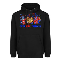 Black faith love freedom Heavyweight Hoodie - Neo Western