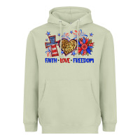 Matcha faith love freedom Heavyweight Hoodie - Neo Western