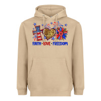 Mushroom faith love freedom Heavyweight Hoodie - Neo Western