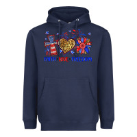 Navy faith love freedom Heavyweight Hoodie - Neo Western
