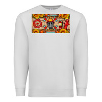 Dove Grey firefighter air mask sunflower and elementary license plate Premium Sweatshirt - HRA Design Shop