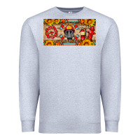 Heather Grey firefighter air mask sunflower and elementary license plate Premium Sweatshirt - HRA Design Shop