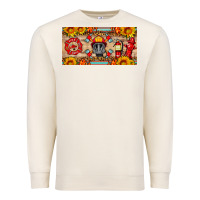 Sandshell firefighter air mask sunflower and elementary license plate Premium Sweatshirt - HRA Design Shop