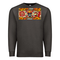 Firefighter Air Mask Sunflower And Elementary License Plate Premium Sweatshirt | Teevron