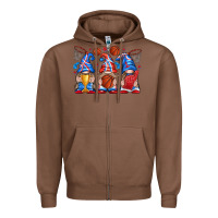 Chestnut basketball gnome Zipper Hoodie - texasbilliewilder