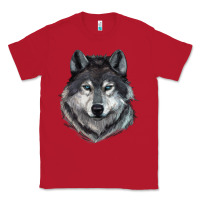 Red Wolf Classic Tee - RanaPortraitStore