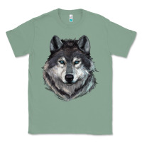 Sage Wolf Classic Tee - RanaPortraitStore