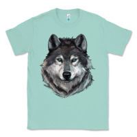 Seafoam Wolf Classic Tee - RanaPortraitStore