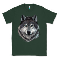 Sports Green Wolf Classic Tee - RanaPortraitStore