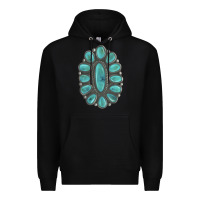 Black Turquoise Gemstone Jewelry Premium Hoodie - LillyAllenDesigns