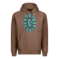 Chestnut Turquoise Gemstone Jewelry Premium Hoodie - LillyAllenDesigns
