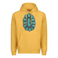 Mustard Turquoise Gemstone Jewelry Premium Hoodie - LillyAllenDesigns