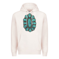 Pale Pink Turquoise Gemstone Jewelry Premium Hoodie - LillyAllenDesigns