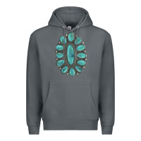 Rock Turquoise Gemstone Jewelry Premium Hoodie - LillyAllenDesigns