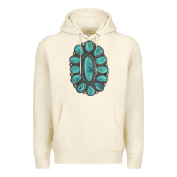 Sandshell Turquoise Gemstone Jewelry Premium Hoodie - LillyAllenDesigns