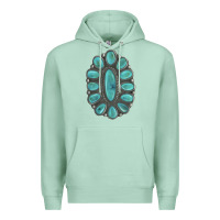 Seafoam Turquoise Gemstone Jewelry Premium Hoodie - LillyAllenDesigns