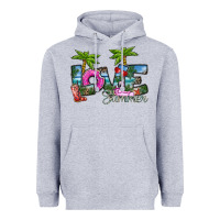 Heather Grey love summer Heavyweight Hoodie - SublimationCraftShop