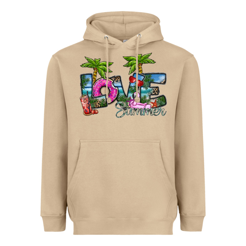 Love Summer Heavyweight Hoodie by SublimationCraftShop | Teevron