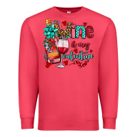 Cardinal wine is my valentine olivia Premium Sweatshirt - OliviaCreatesArt
