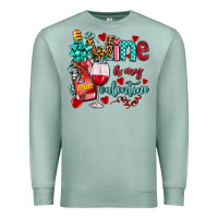 Seafoam wine is my valentine olivia Premium Sweatshirt - OliviaCreatesArt