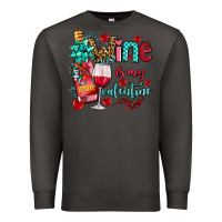Smoke wine is my valentine olivia Premium Sweatshirt - OliviaCreatesArt