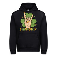 Black st. patrick's day shamrockin' Urban Hoodie - MaliasSmallBusiness