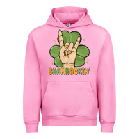 Fuchsia Pink st. patrick's day shamrockin' Urban Hoodie - MaliasSmallBusiness