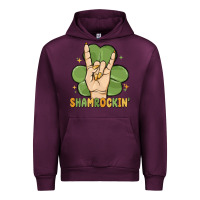 Mauve Wine st. patrick's day shamrockin' Urban Hoodie - MaliasSmallBusiness