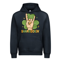 Navy st. patrick's day shamrockin' Urban Hoodie - MaliasSmallBusiness