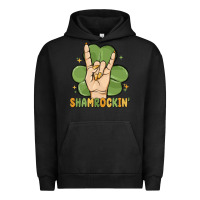 Pigment Black st. patrick's day shamrockin' Urban Hoodie - MaliasSmallBusiness