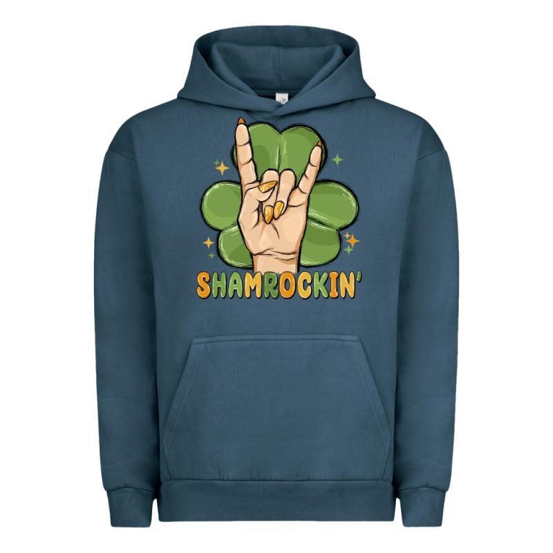 St. Patrick's Day Shamrockin' Urban Hoodie by MaliasSmallBusiness | Teevron