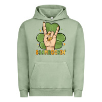 Pigment Oil Green st. patrick's day shamrockin' Urban Hoodie - MaliasSmallBusiness