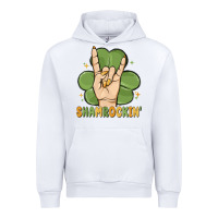 White st. patrick's day shamrockin' Urban Hoodie - MaliasSmallBusiness